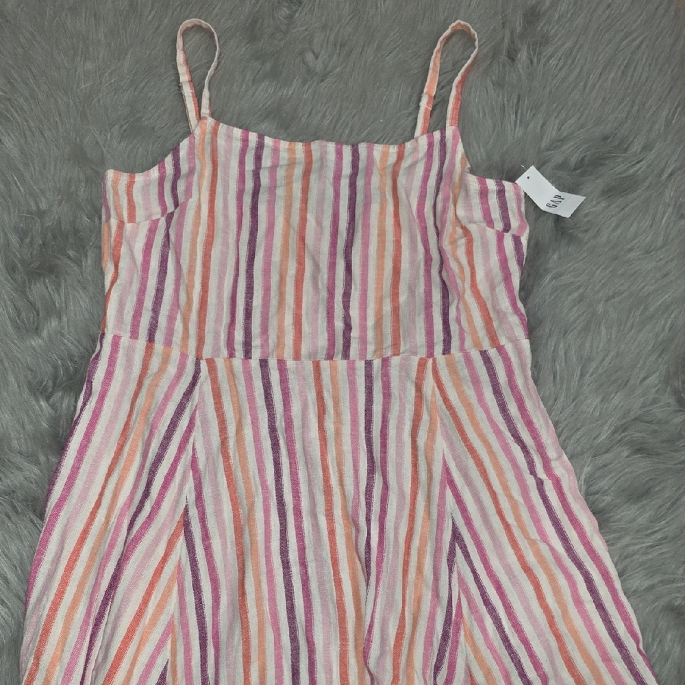 Striped Sleeveless Dress
